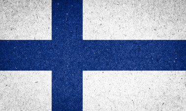 Kağıt arka plan Finlandiya bayrağı