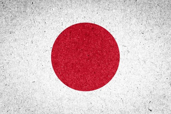 Japan flag on paper background — Stock Photo, Image