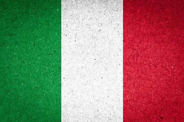 Флаг Италии на бумажном фоне — стоковое фото