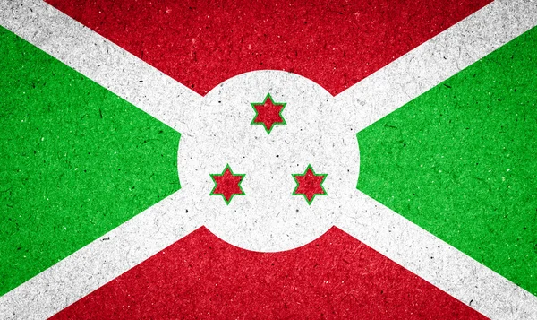 Burundi flag on paper background — Stock Photo, Image