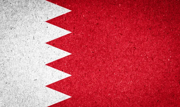 Bahrain flag on paper background — Stock Photo, Image