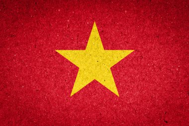 Kağıt arka plan Vietnam bayrağı