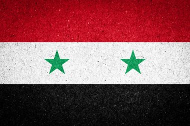 Kağıt arka plan Suriye bayrağı