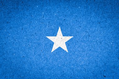 Kağıt arka plan üzerinde Somali bayrağı