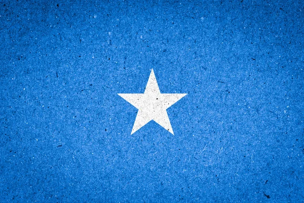 Drapeau de Somalie sur fond papier — Photo