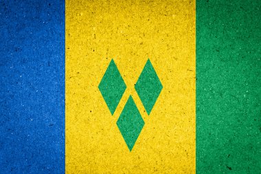Kağıt arka plan bayrak Saint vincent ve Grenadinler
