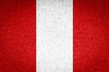 Kağıt arka plan Peru bayrağı