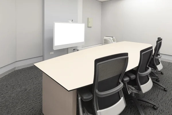 Empty video conference room — Stock Photo, Image