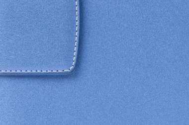 Mavi deri notebook arka plan dokusu