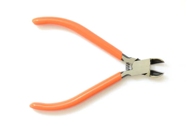 Orange pliers. — Stock Photo, Image