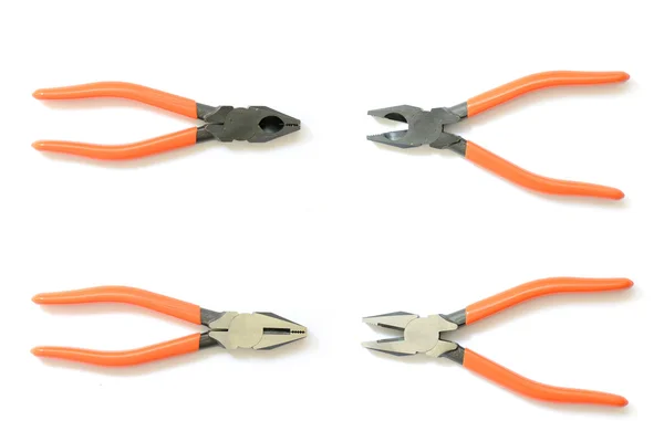 Orange pliers. — Stock Photo, Image