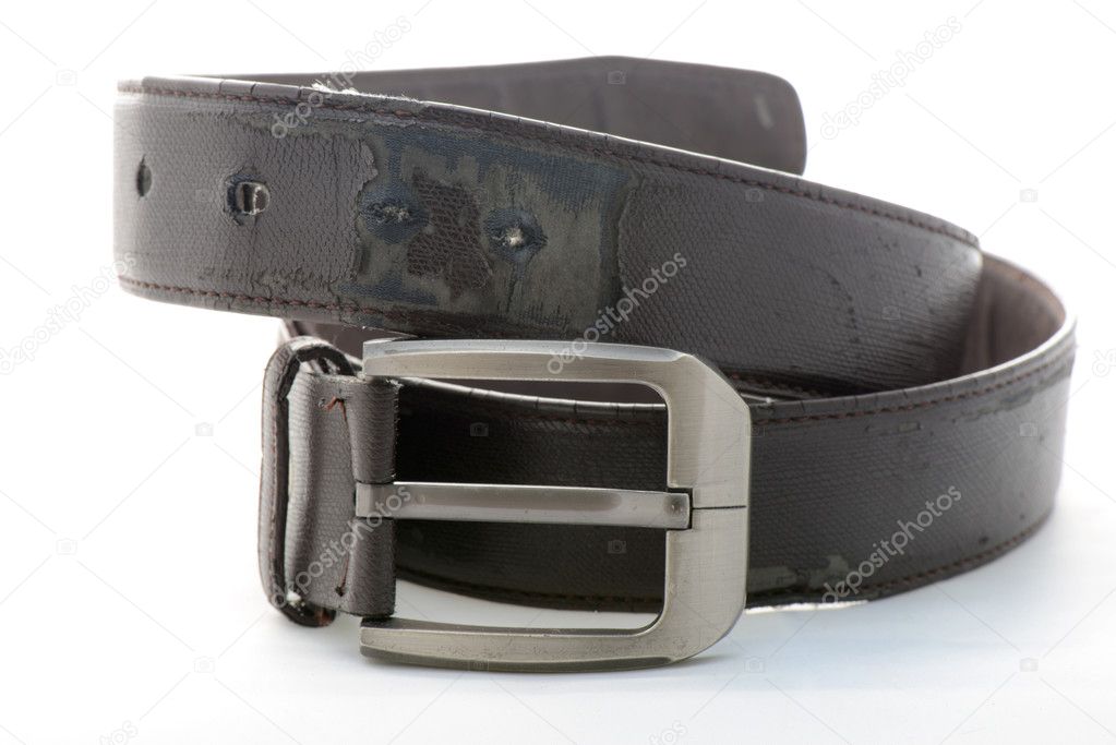 Old leather belt.