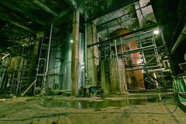 eski terk edilmiş fabrika