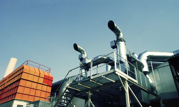 Tubos de ventilación de aire acondicionado — Foto de Stock