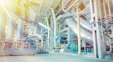 Sanayi Bölgesi, çelik boru hatları, subaplar ve kabloları