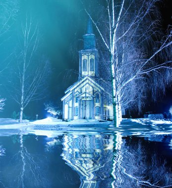 Sunni Noel gece kilisede Norveççe