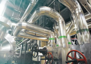 ekipman, kablolar ve borular 