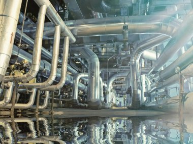 ekipman, kablolar ve borular