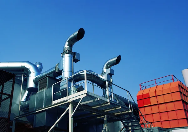 Tubos de ventilación de aire acondicionado — Foto de Stock