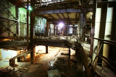 eski tüyler ürpertici, karanlık, çürüyen, yıkıcı, kirli fabrika