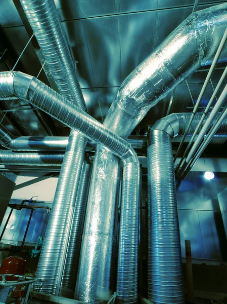 Ventilation pipes of an air condition — Stock Photo, Image