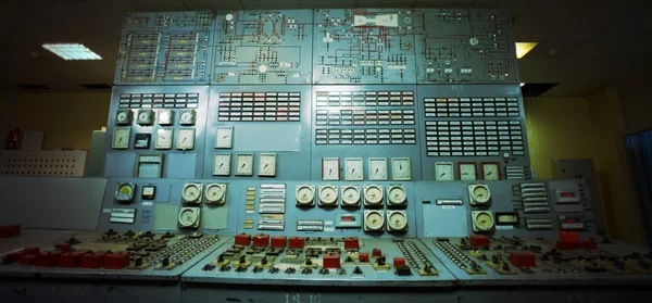 Kontrola Pokój starego pokolenia Elektrownia — Zdjęcie stockowe