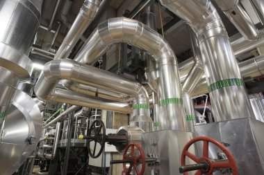 ekipman, kablolar ve borular 