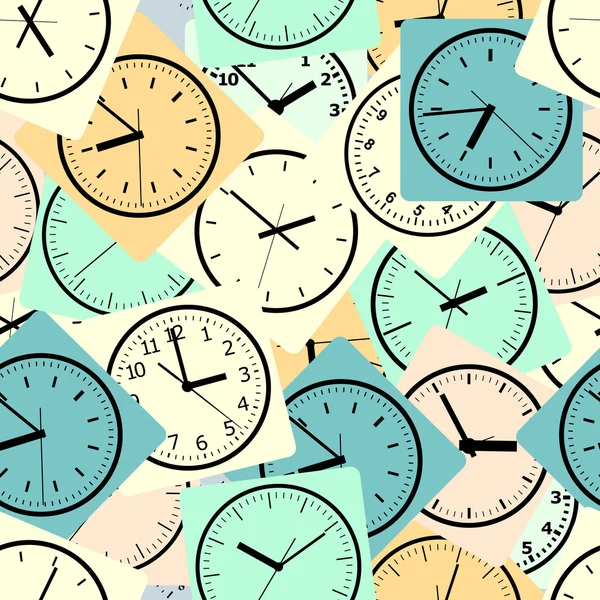 Reloj digital montado en pared . — Vector de stock