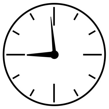 dijital saat duvar tipi.