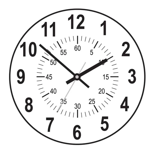 Icono del reloj. Concepto de hora mundial. Contexto empresarial. — Archivo Imágenes Vectoriales