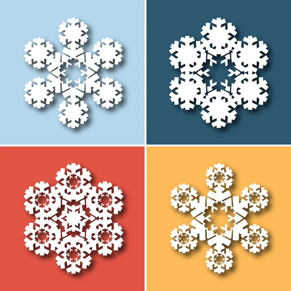 Decorative abstract snowflake. — Stock Vector