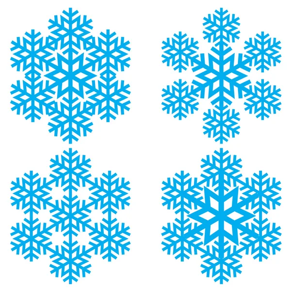 Decoratieve abstracte sneeuwvlok. — Stockvector