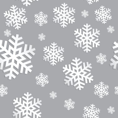 Dekoratif soyut kar tanesi. kesintisiz