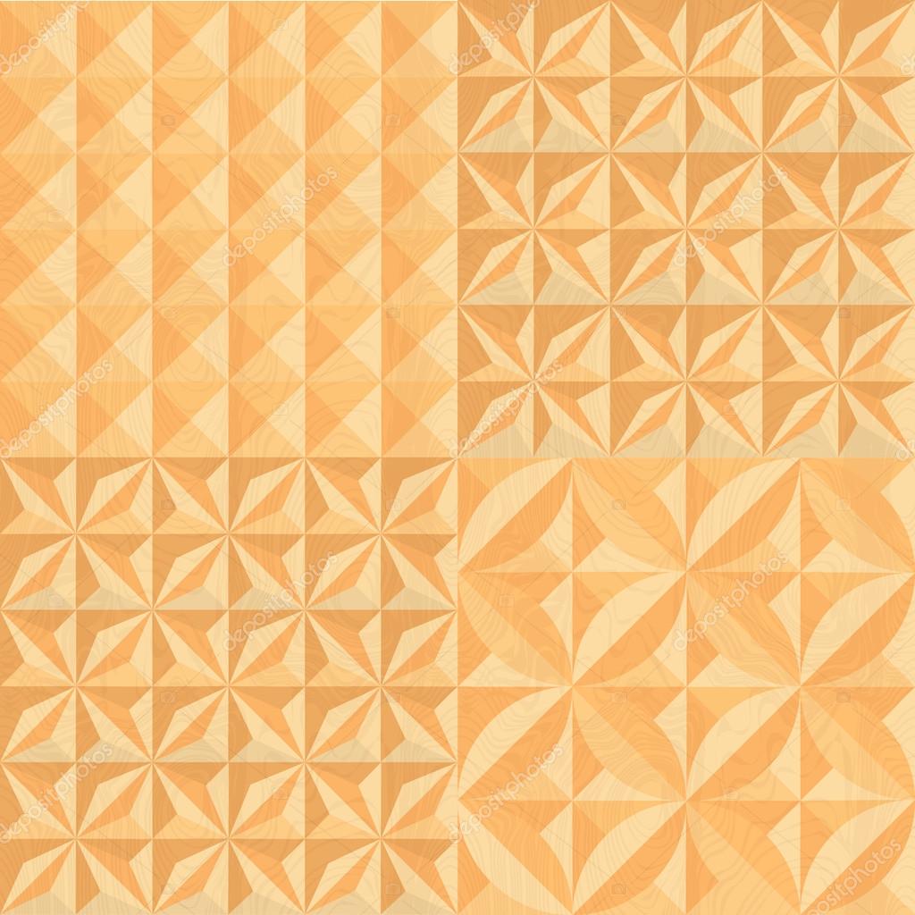 Geometric Wood Carving Vector Image By C Gray1311 Vector Stock