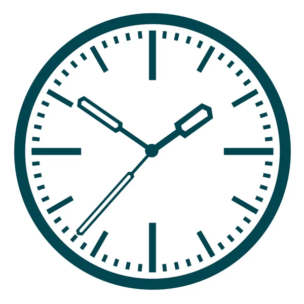 Reloj digital montado en pared . — Vector de stock