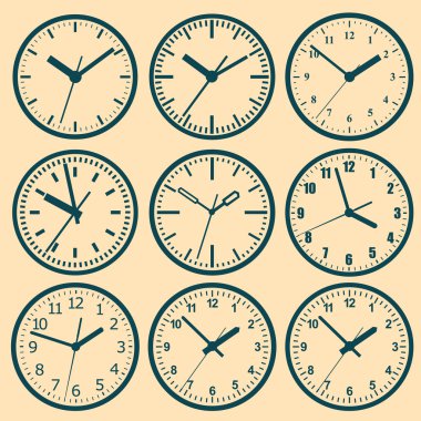 dijital saat duvar tipi.