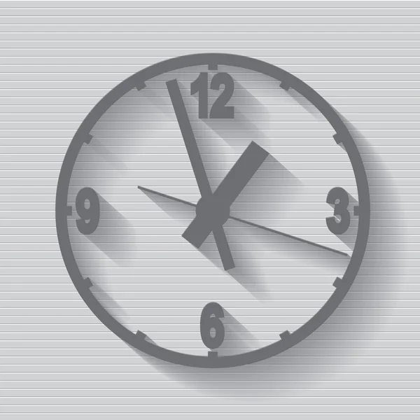 Reloj digital montado en pared . — Vector de stock