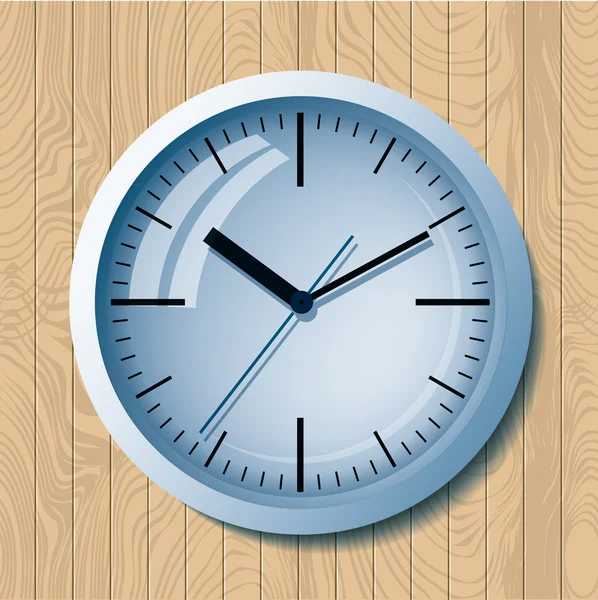 Reloj digital montado en pared . — Vector de stock