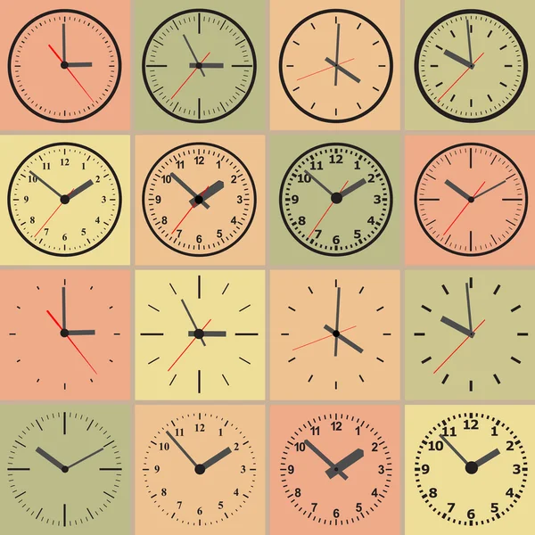 Horloge numérique murale . — Image vectorielle