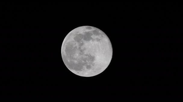 Вид Місяць Видимою Поверхнею Долинами Місячна Наука Мертві Вулкани Ударні — стокове відео