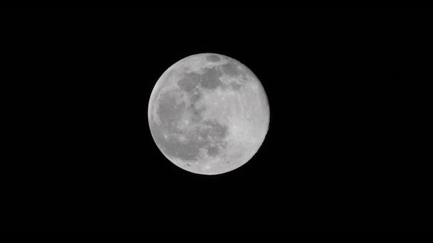 Pohled Měsíc Viditelným Povrchem Údolími Lunární Věda Mrtvé Sopky Rázové — Stock video