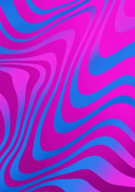 Çizgili pembe arka plan. Pembe gradyan. Fütürist karanlık neon arka plan. Bulanık neon poster şablonu.