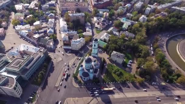 Sergius van Radonezh kerk — Stockvideo