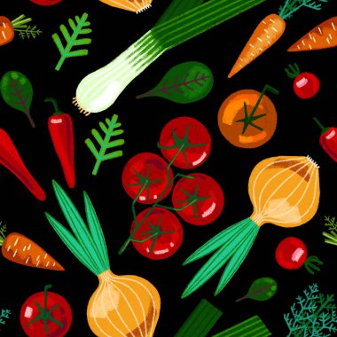 Siyah arka planda sebzeler. Çiftçi kökü sebzeleri.