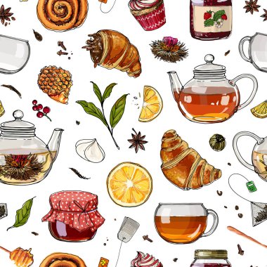 Şablon. Taze yemek. Karpuz, kavun, nar, kayısı, beyaz zemin üzerine çizilmiş hurma. Vektör illüstrasyonu.