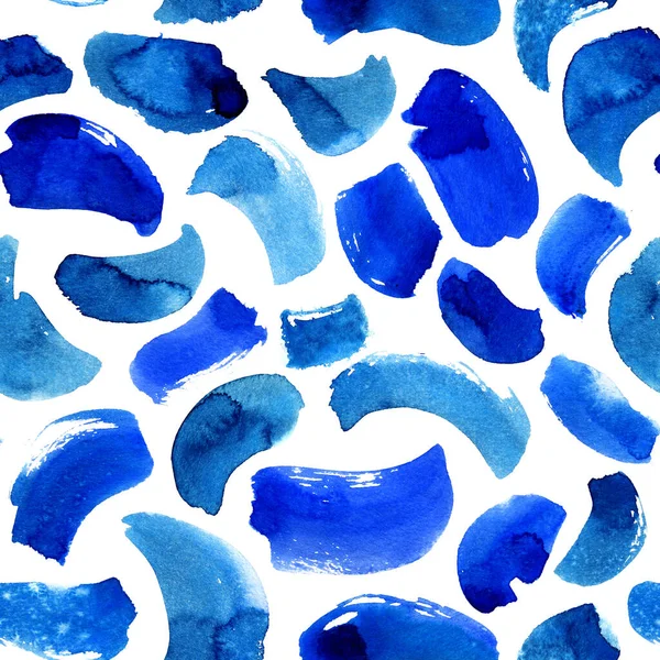 Muster Einfache Helle Farbflecken Auf Papier Farbspritzer Aquarell Abstrakte Malerei — Stockfoto