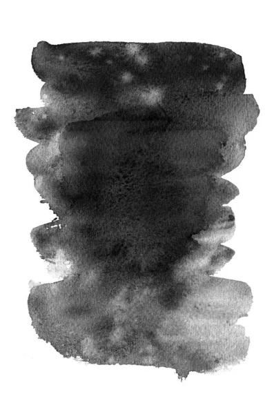 テクスチャの水彩背景 抽象水彩画の背景 スプレー塗料 紙にインク汚れ モノクロームの質感 — ストック写真