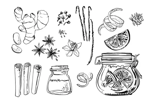 食品ベクトルスケッチ スパゲティ パスタは白い背景に水彩画を描いた イタリア料理 イラスト — ストックベクタ