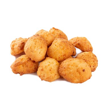 Beyazın üzerinde ayrık kaymaklı bisküvi yığını.