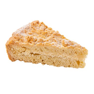 Tereyağlı turta ve pudra şekeri.